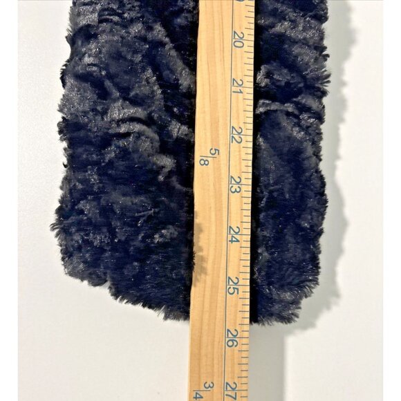 Anthropologie Hazel Haze Black Velvet Duster Coat Jacket Women’s Size L Longline - Picture 6 of 10